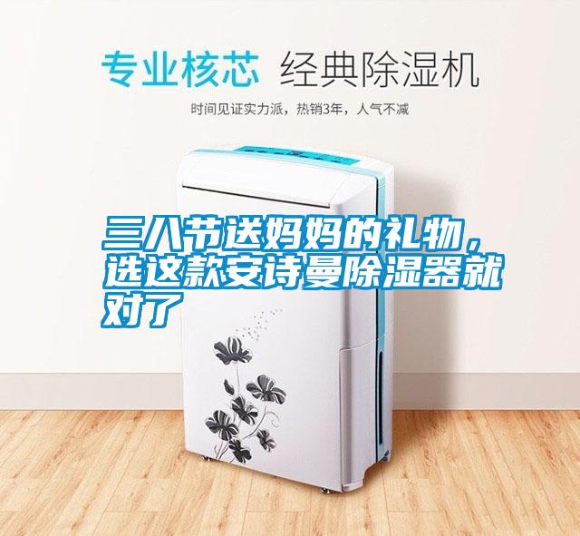 三八節送媽媽的禮物，選這款安詩曼除濕器就對了