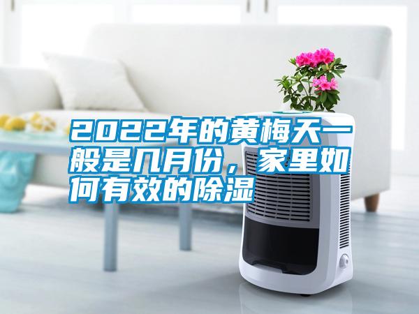 2022年的黃梅天一般是幾月份，家里如何有效的除濕