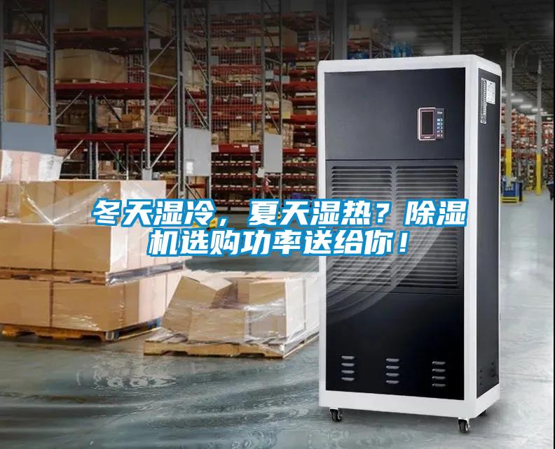 冬天濕冷，夏天濕熱？除濕機選購功率送給你！