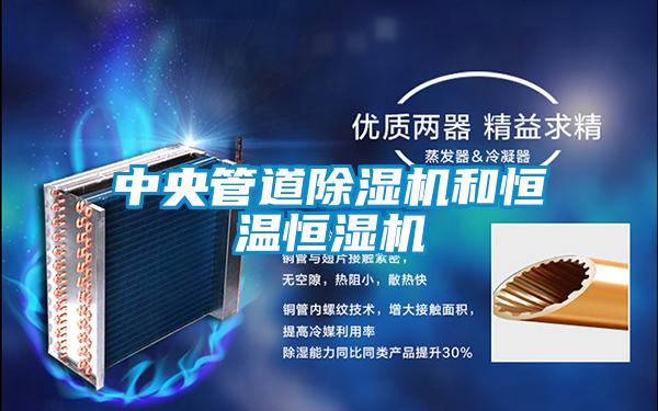 中央管道除濕機和恒溫恒濕機