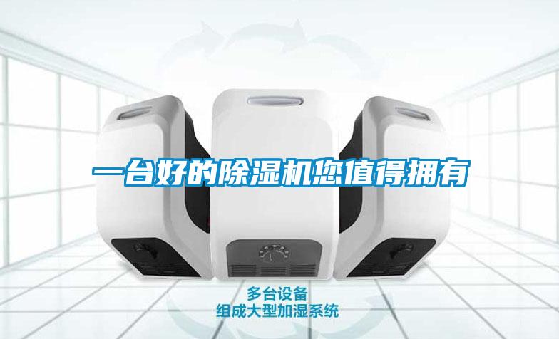 一臺好的除濕機您值得擁有