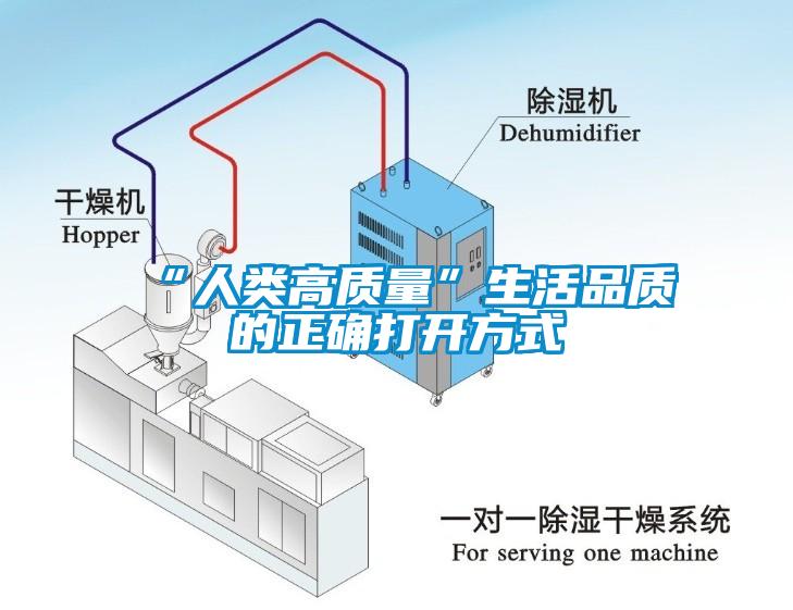 “人類高質量”生活品質的正確打開方式