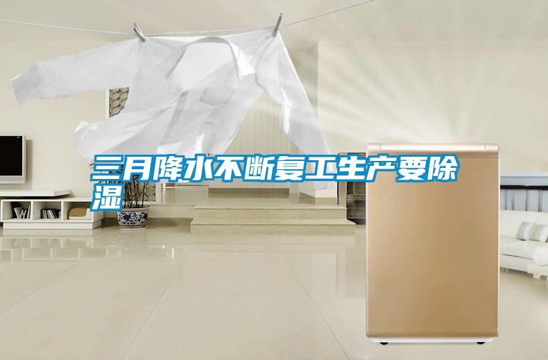 三月降水不斷復(fù)工生產(chǎn)要除濕