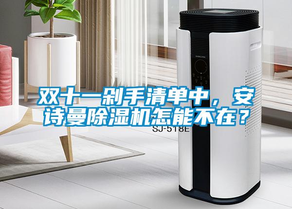 雙十一剁手清單中，安詩曼除濕機(jī)怎能不在？
