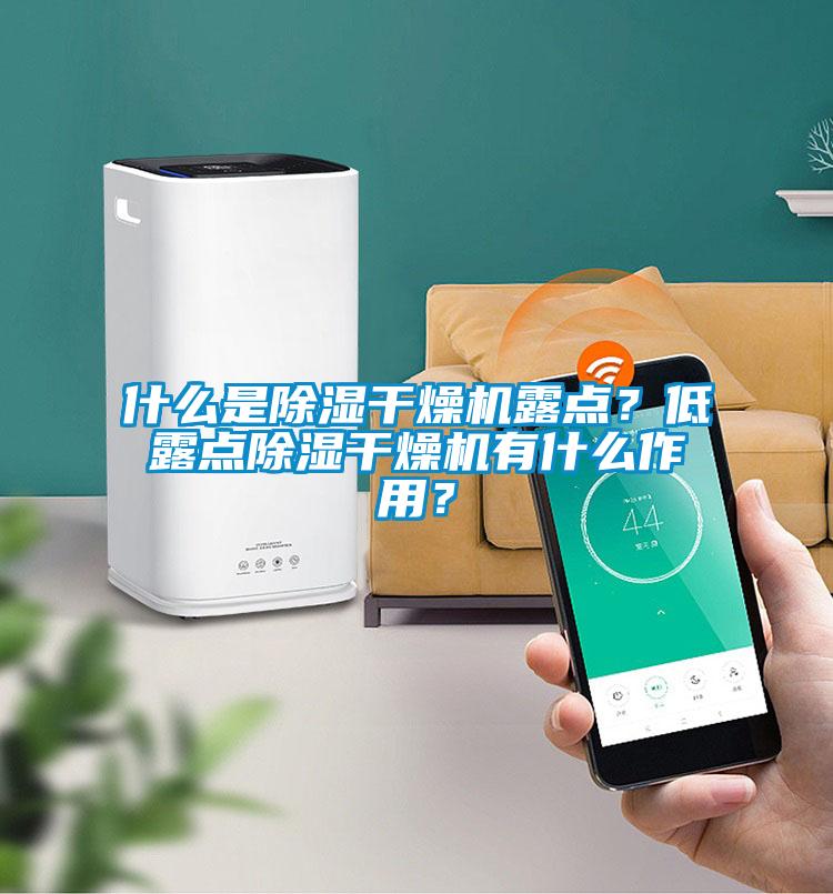 什么是除濕干燥機露點？低露點除濕干燥機有什么作用？