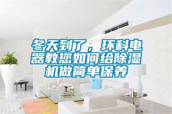 冬天到了，環(huán)科電器教您如何給除濕機做簡單保養(yǎng)