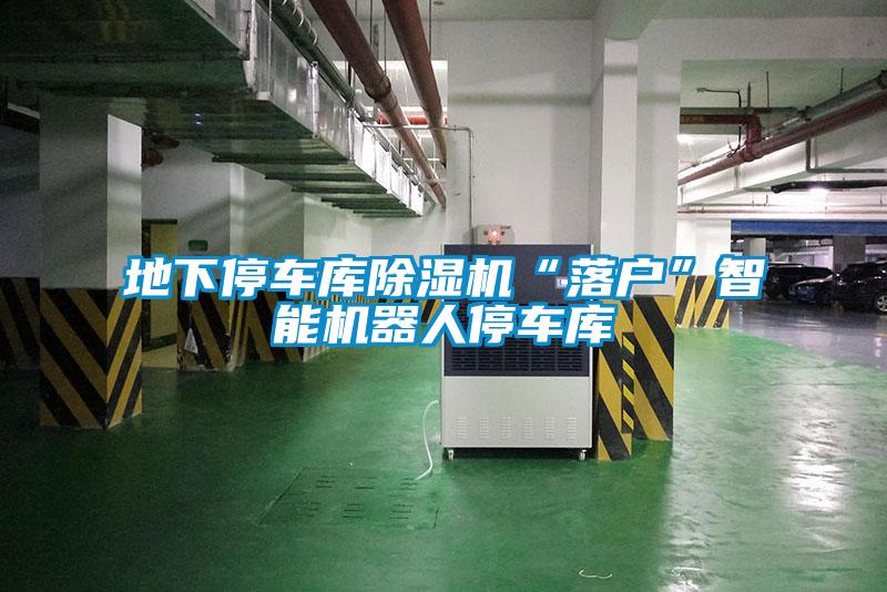 地下停車庫(kù)除濕機(jī)“落戶”智能機(jī)器人停車庫(kù)