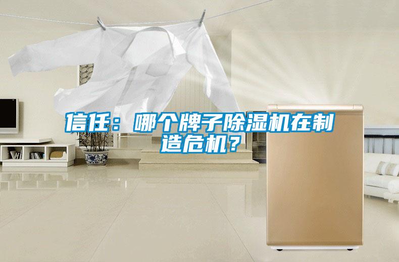 信任：哪個牌子除濕機在制造危機？
