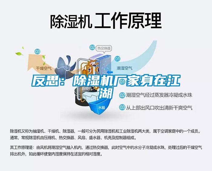 反思：除濕機廠家身在江湖