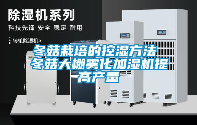 冬菇栽培的控濕方法 冬菇大棚霧化加濕機提高產(chǎn)量