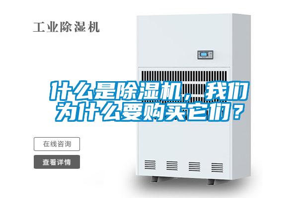 什么是除濕機，我們為什么要購買它們？