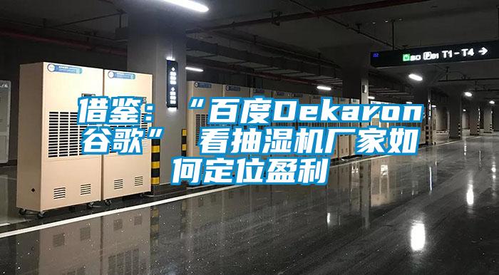 借鑒：“百度Dekaron谷歌” 看抽濕機廠家如何定位盈利