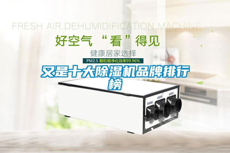 又是十大除濕機品牌排行榜