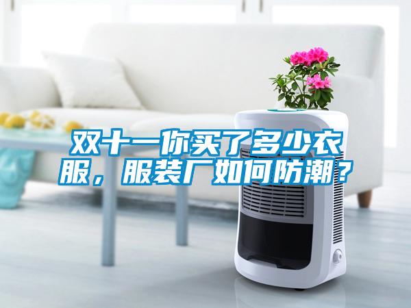 雙十一你買了多少衣服，服裝廠如何防潮？