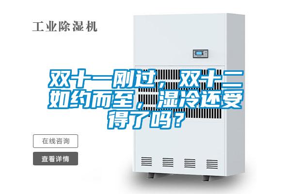 雙十一剛過，雙十二如約而至，濕冷還受得了嗎？