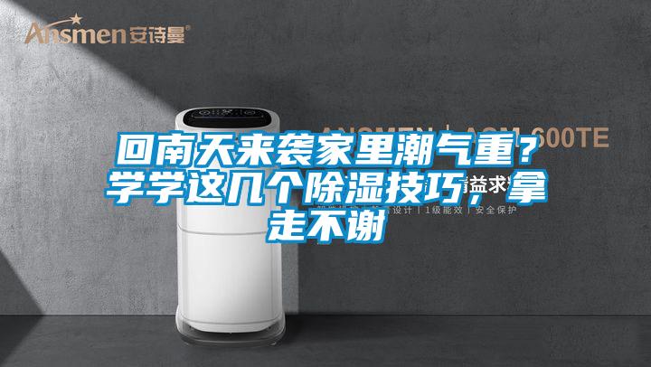 回南天來襲家里潮氣重？學學這幾個除濕技巧，拿走不謝