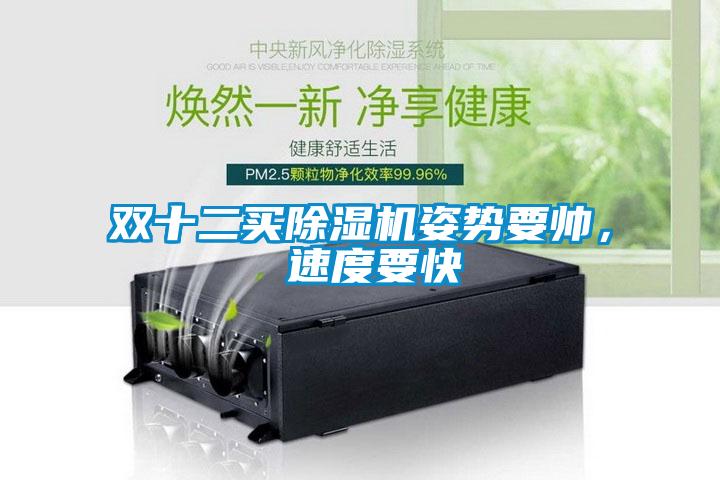 雙十二買除濕機姿勢要帥， 速度要快