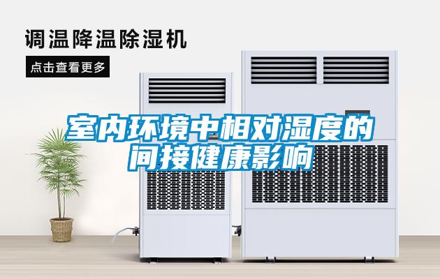 室內環境中相對濕度的間接健康影響