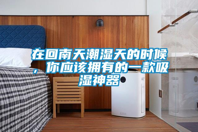 在回南天潮濕天的時候，你應該擁有的一款吸濕神器