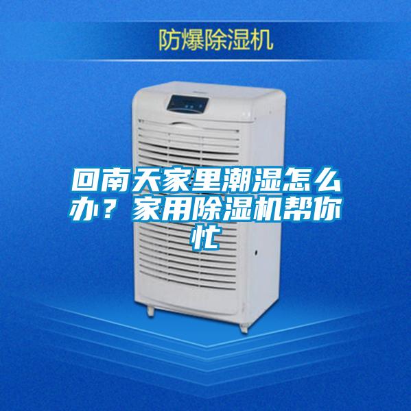 回南天家里潮濕怎么辦？家用除濕機幫你忙