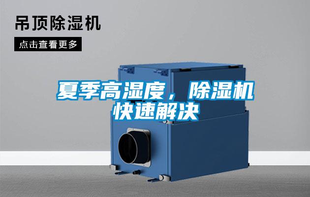 夏季高濕度，除濕機快速解決