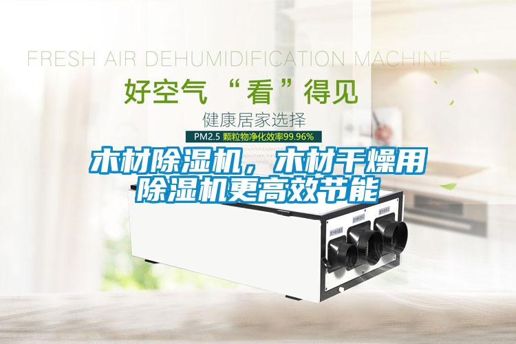 木材除濕機，木材干燥用除濕機更高效節能