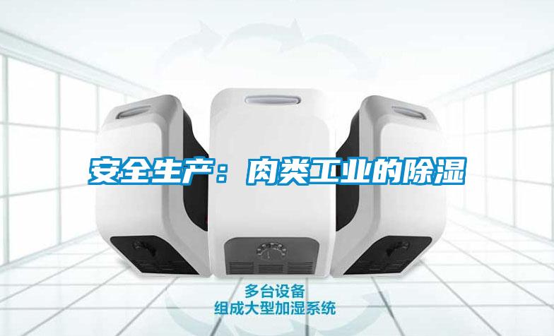 安全生產：肉類工業的除濕