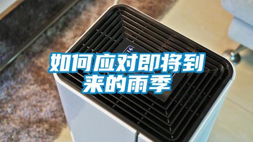 如何應對即將到來的雨季