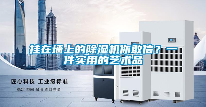 掛在墻上的除濕機你敢信？一件實用的藝術品
