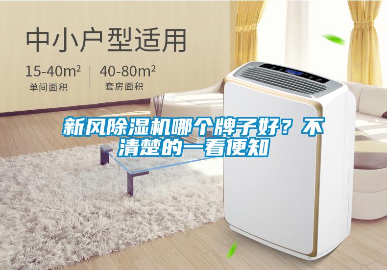 新風除濕機哪個牌子好？不清楚的一看便知