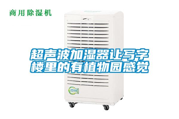 超聲波加濕器讓寫字樓里的有植物園感覺