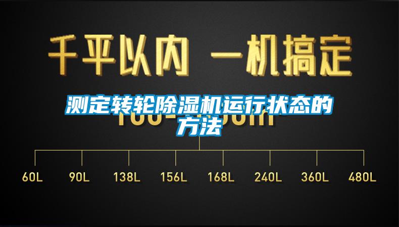 測(cè)定轉(zhuǎn)輪除濕機(jī)運(yùn)行狀態(tài)的方法