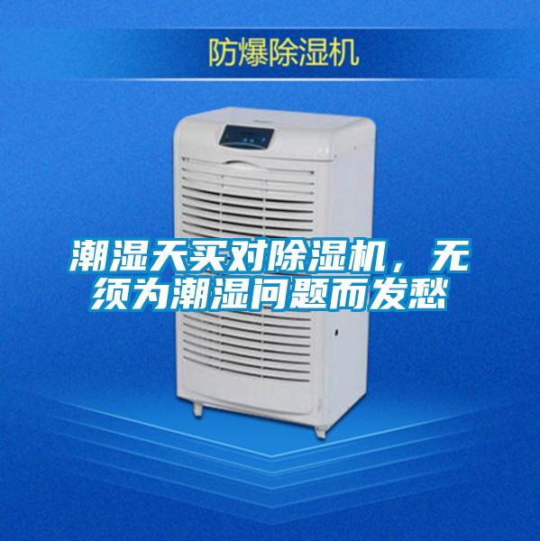 潮濕天買對除濕機，無須為潮濕問題而發(fā)愁