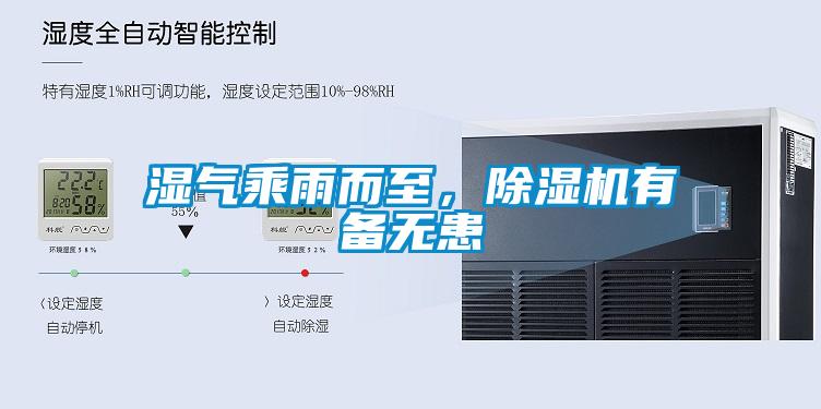 濕氣乘雨而至，除濕機有備無患