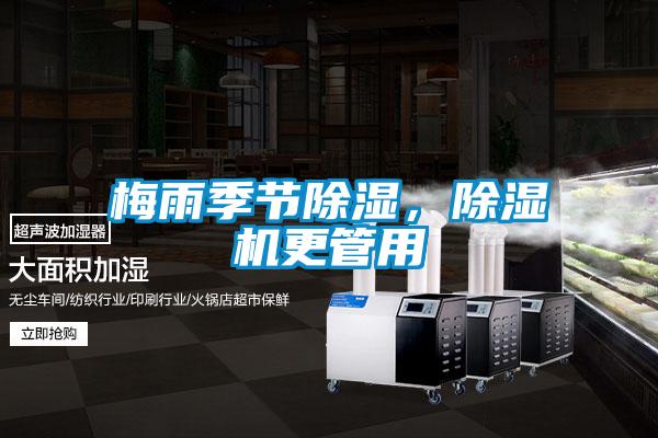 梅雨季節(jié)除濕，除濕機更管用