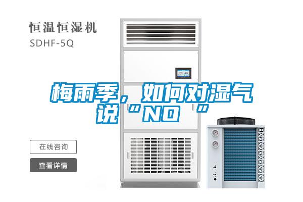 梅雨季，如何對濕氣說“NO ”