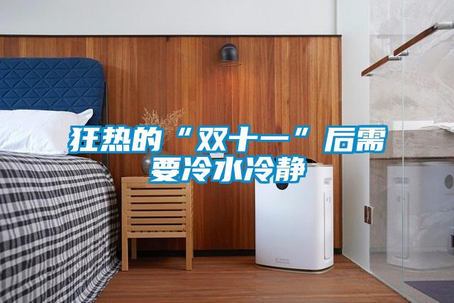 狂熱的“雙十一”后需要冷水冷靜