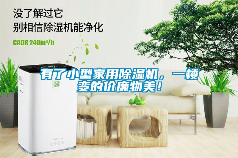 有了小型家用除濕機，一樓變的價廉物美！