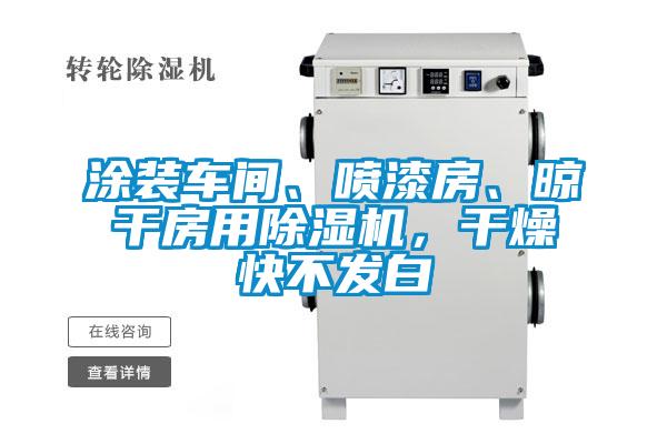 涂裝車間、噴漆房、晾干房用除濕機，干燥快不發白