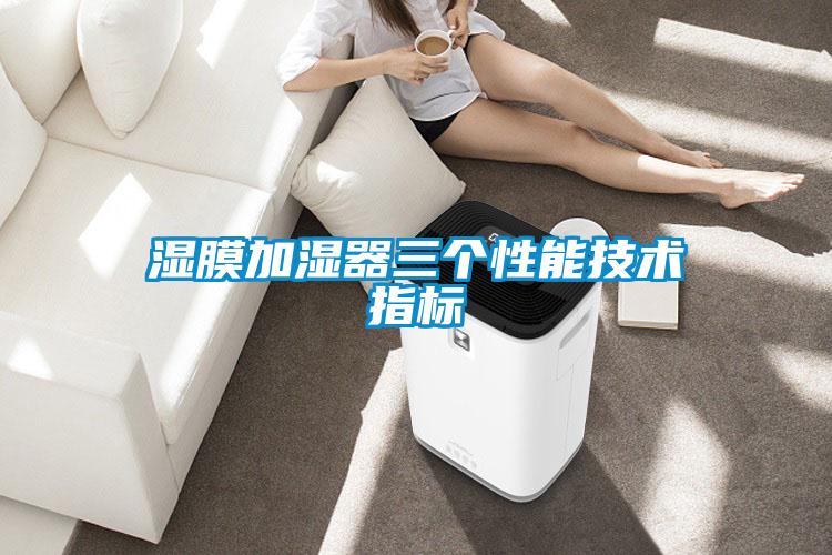 濕膜加濕器三個性能技術(shù)指標
