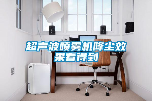 超聲波噴霧機(jī)降塵效果看得到