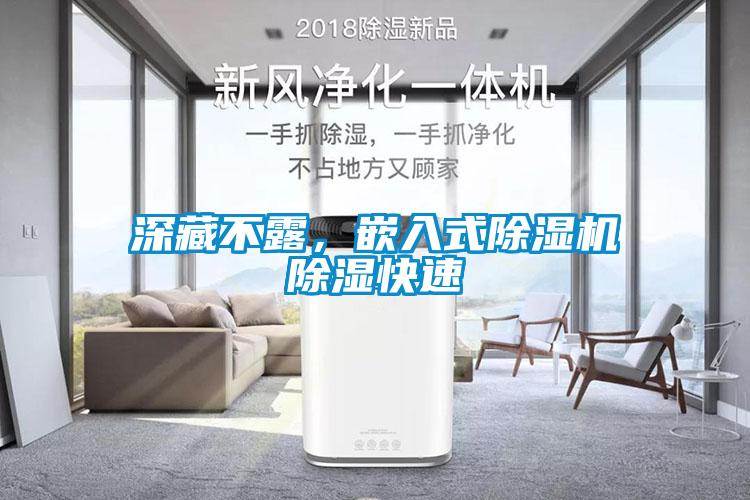 深藏不露，嵌入式除濕機除濕快速