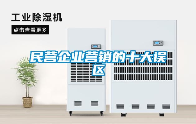 民營企業營銷的十大誤區