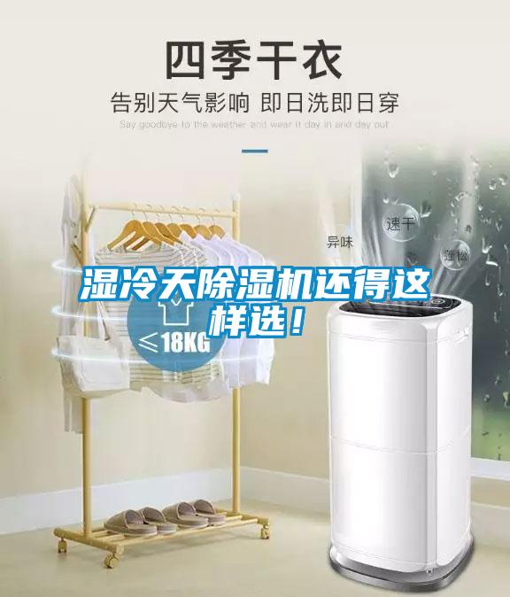 濕冷天除濕機還得這樣選！