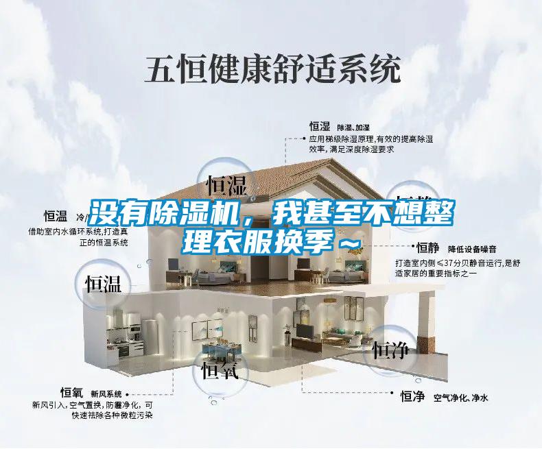 沒有除濕機，我甚至不想整理衣服換季～