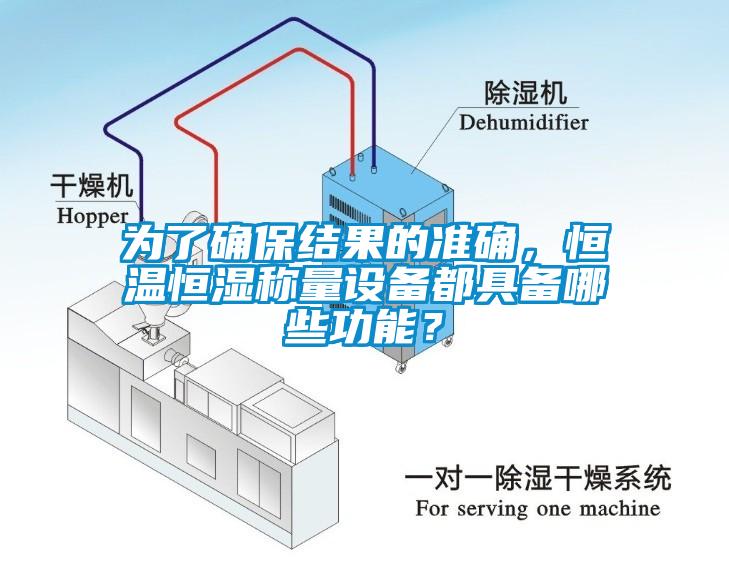 為了確保結果的準確，恒溫恒濕稱量設備都具備哪些功能？