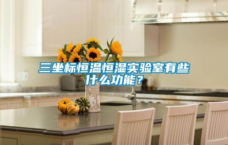 三坐標(biāo)恒溫恒濕實(shí)驗(yàn)室有些什么功能？
