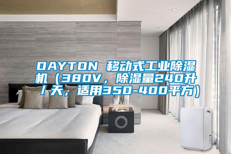 DAYTON 移動式工業除濕機（380V，除濕量240升／天，適用350-400平方）