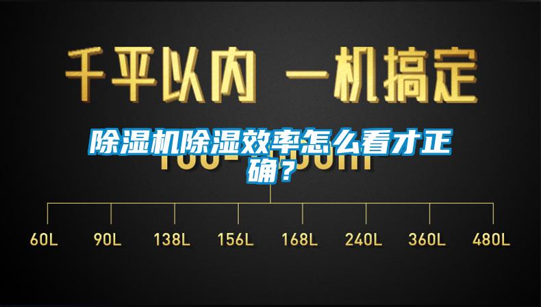 除濕機除濕效率怎么看才正確？