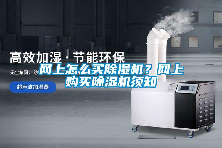 網上怎么買除濕機？網上購買除濕機須知